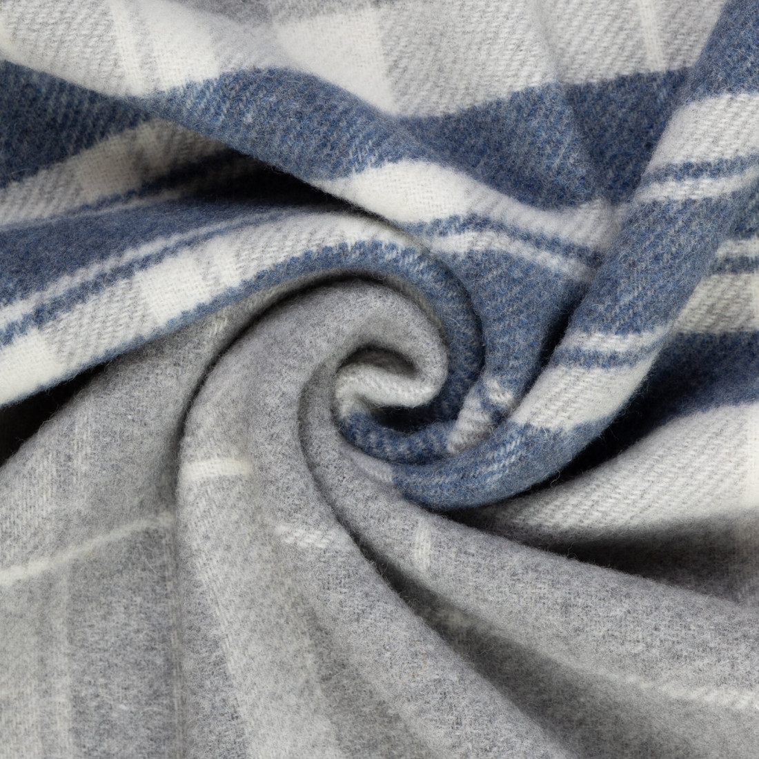 Kasjmier-merino plaid (10% kasjmier) met tartanpatroon · 11