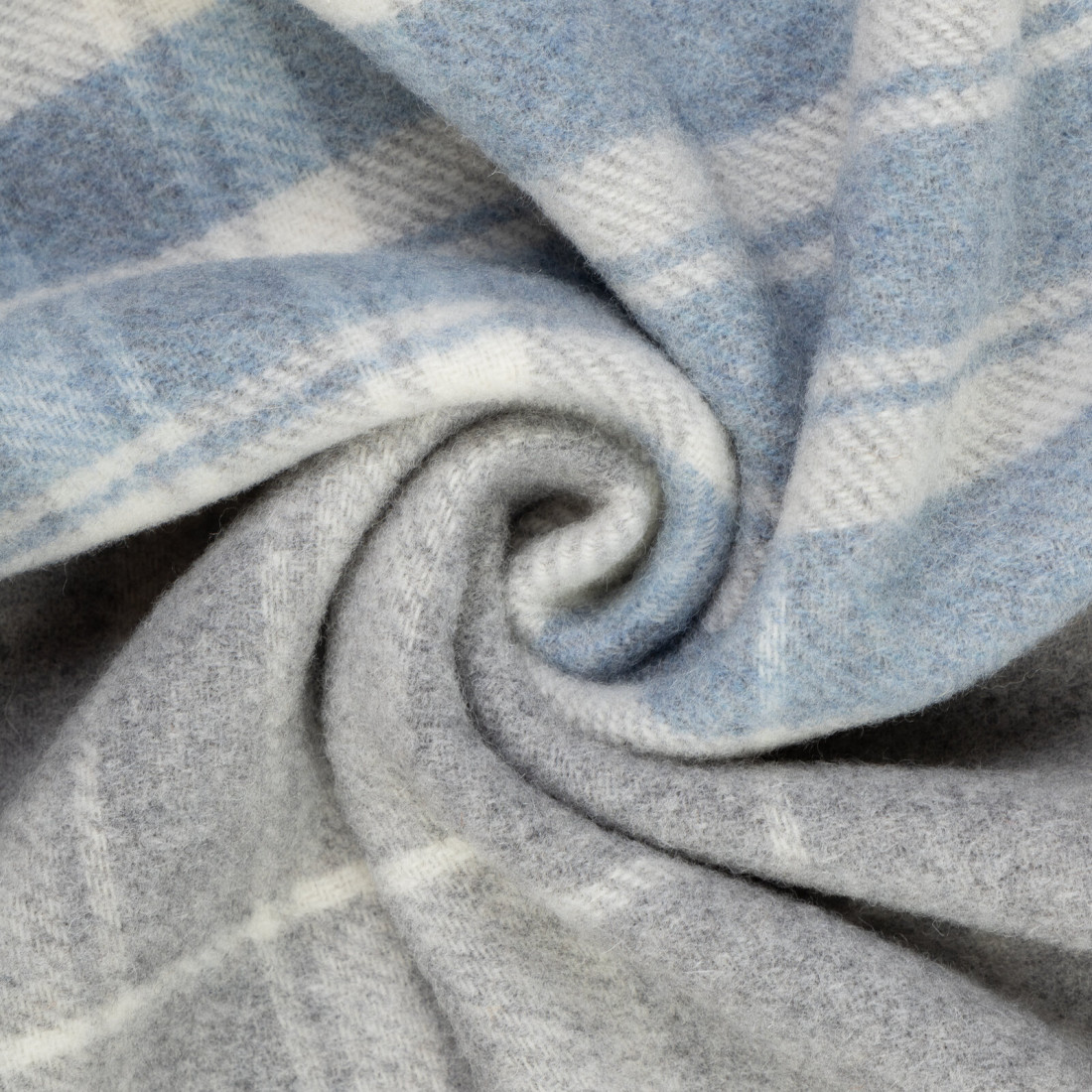 Kasjmier-merino plaid (10% kasjmier) met tartanpatroon · 11