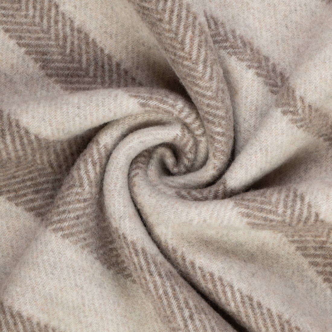 Kasjmier-merino plaid (10% kasjmier) met strepen · 11