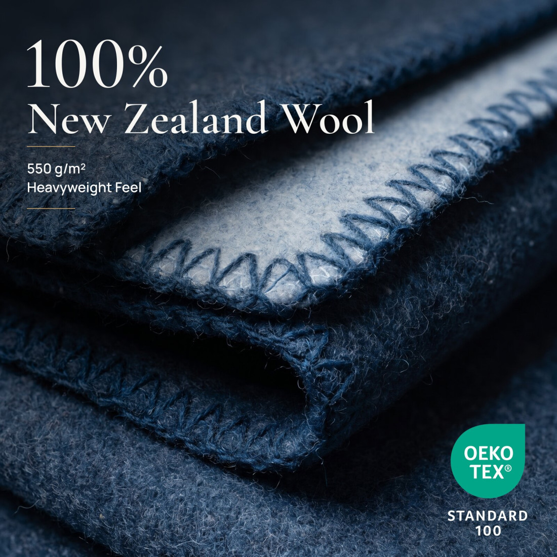 Omkeerbare plaid van 100% wol · 3
