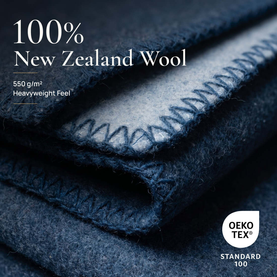 Omkeerbare plaid van 100% wol · 3