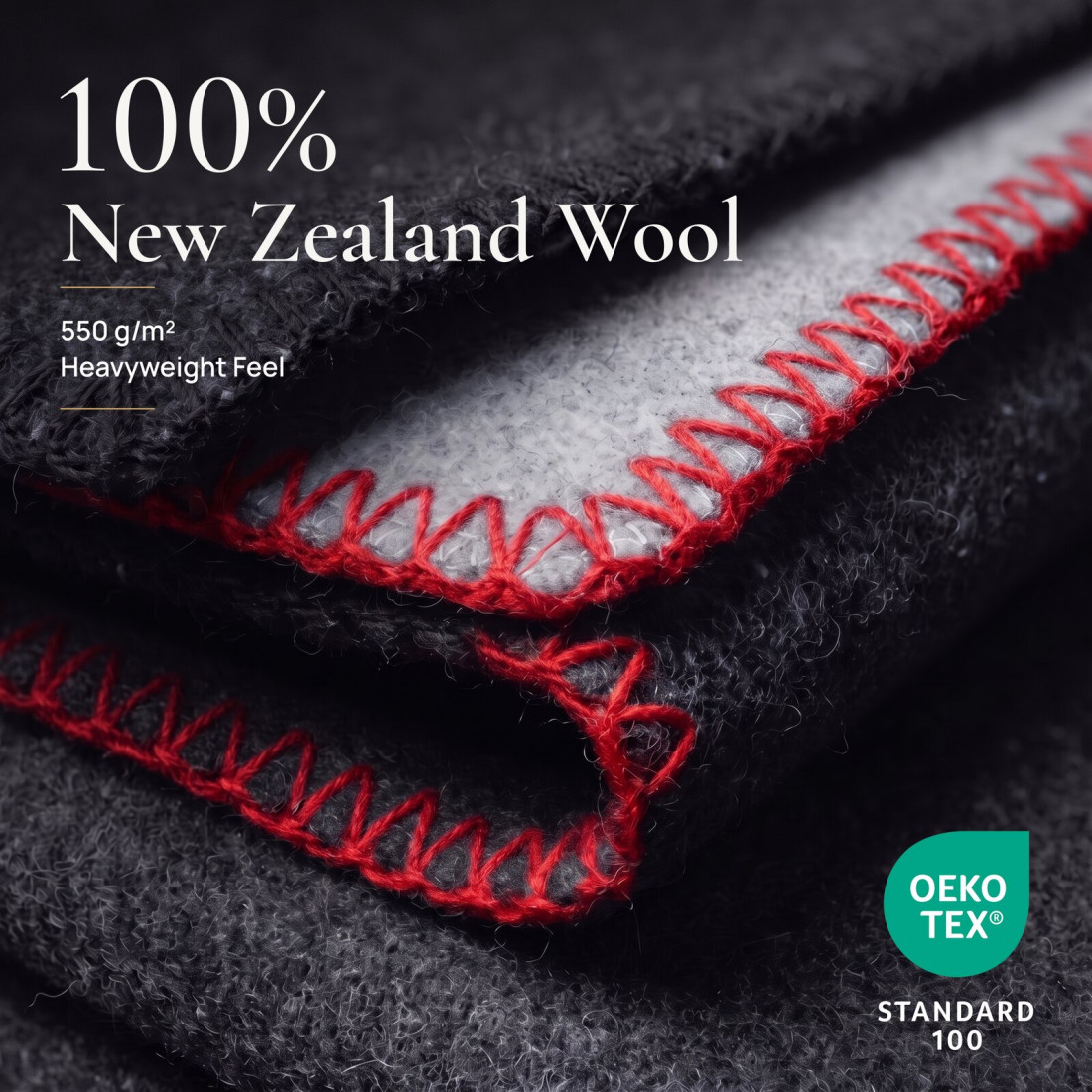 Omkeerbare plaid van 100% wol · 3