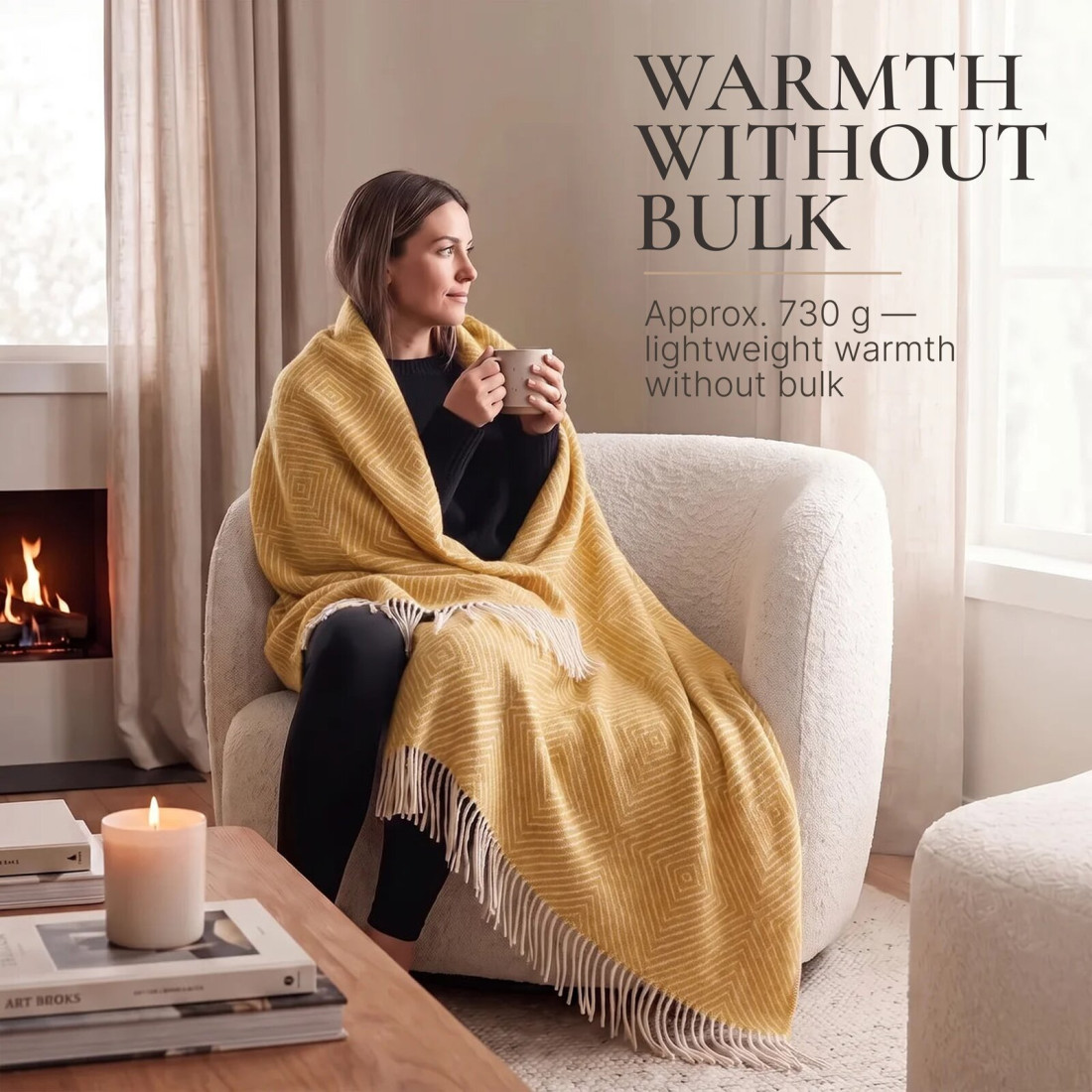 Merino plaid met ruitenpatroon · 3