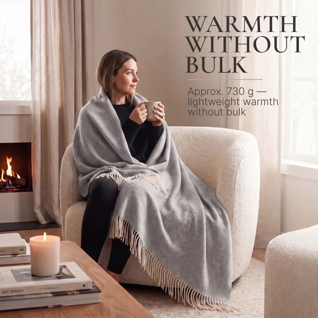 Merino plaid met ruitenpatroon · 3