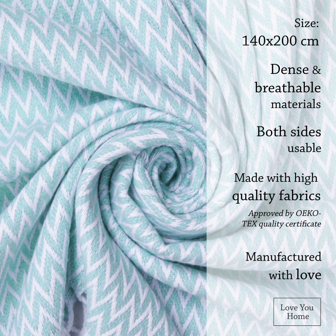 Katoenmix plaid met hoekchevron · 4