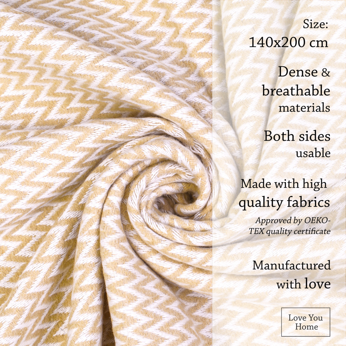 Katoenmix plaid met hoekchevron · 4