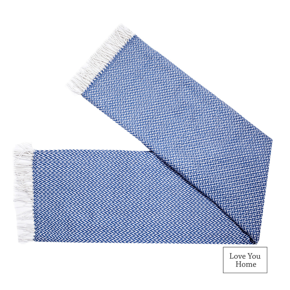 Katoenmix plaid met hoekchevron · 6