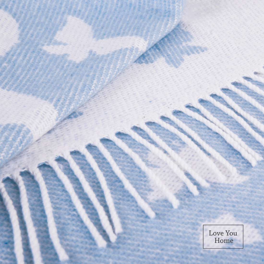 Katoenmix plaid met vlinders · 5