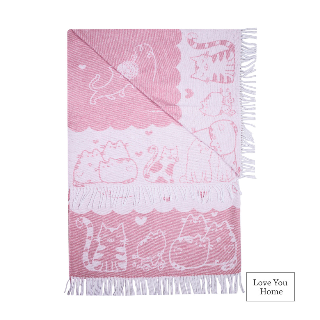 Katoenmix plaid met katten en kittens · 5