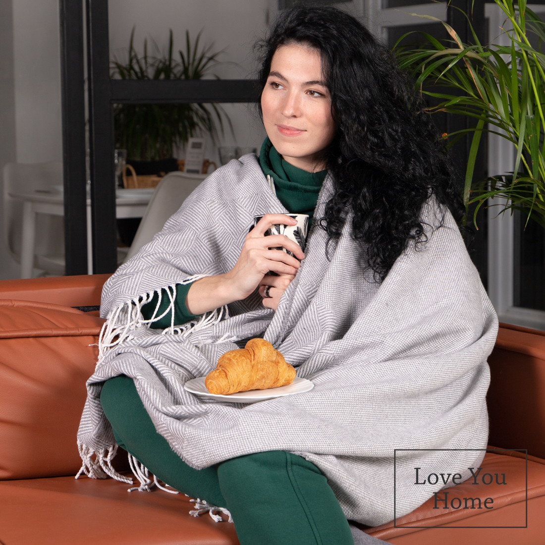 Katoenmix plaid met blokken en ruiten · 7