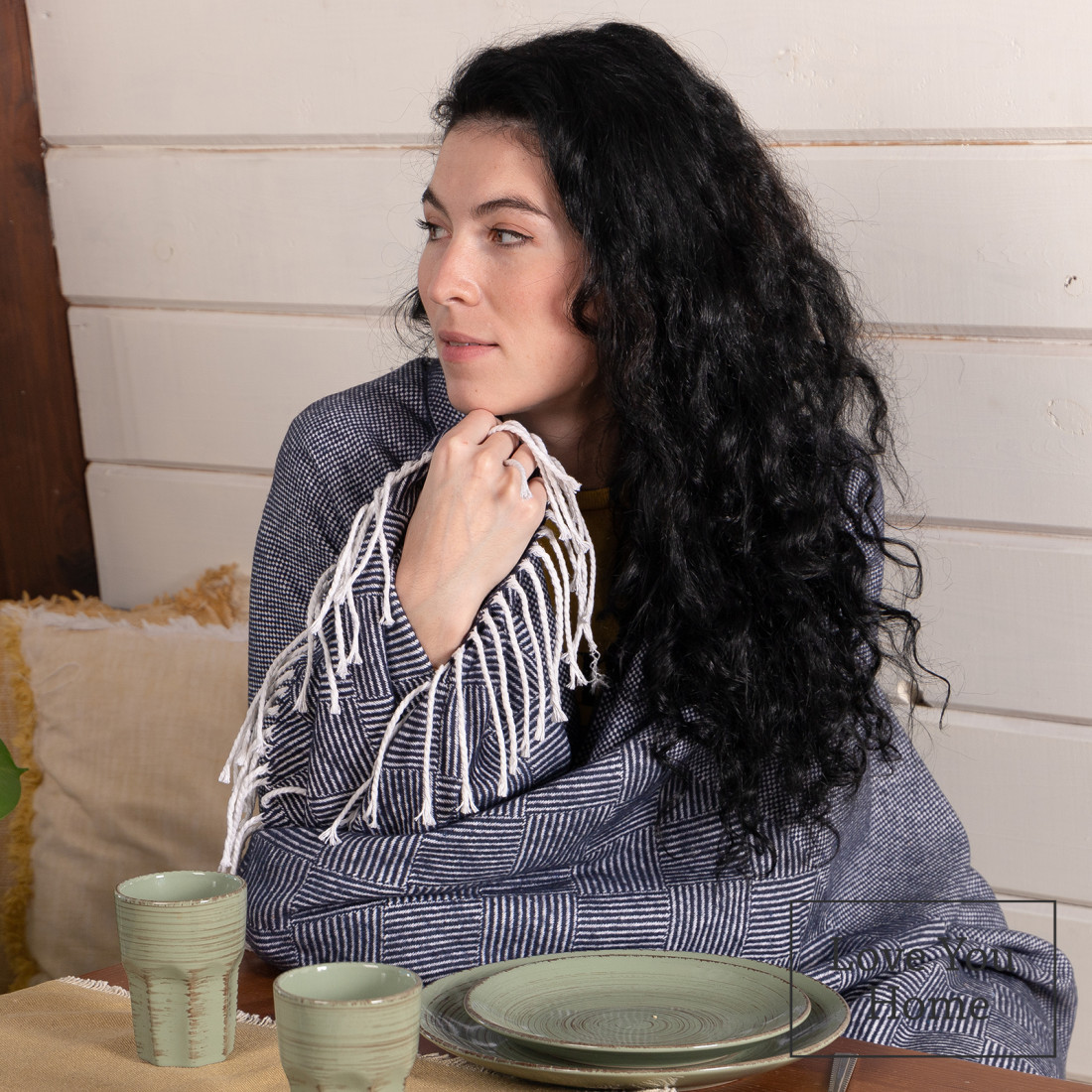 Katoenmix plaid met blokken en ruiten · 5