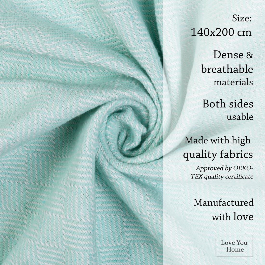 Katoenmix plaid met diagonaal patroon · 4