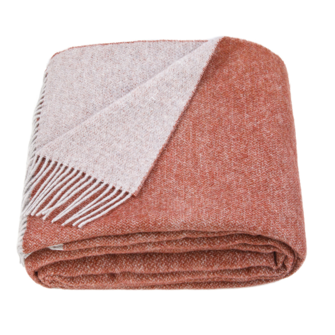 Dubbelzijdige merino plaid