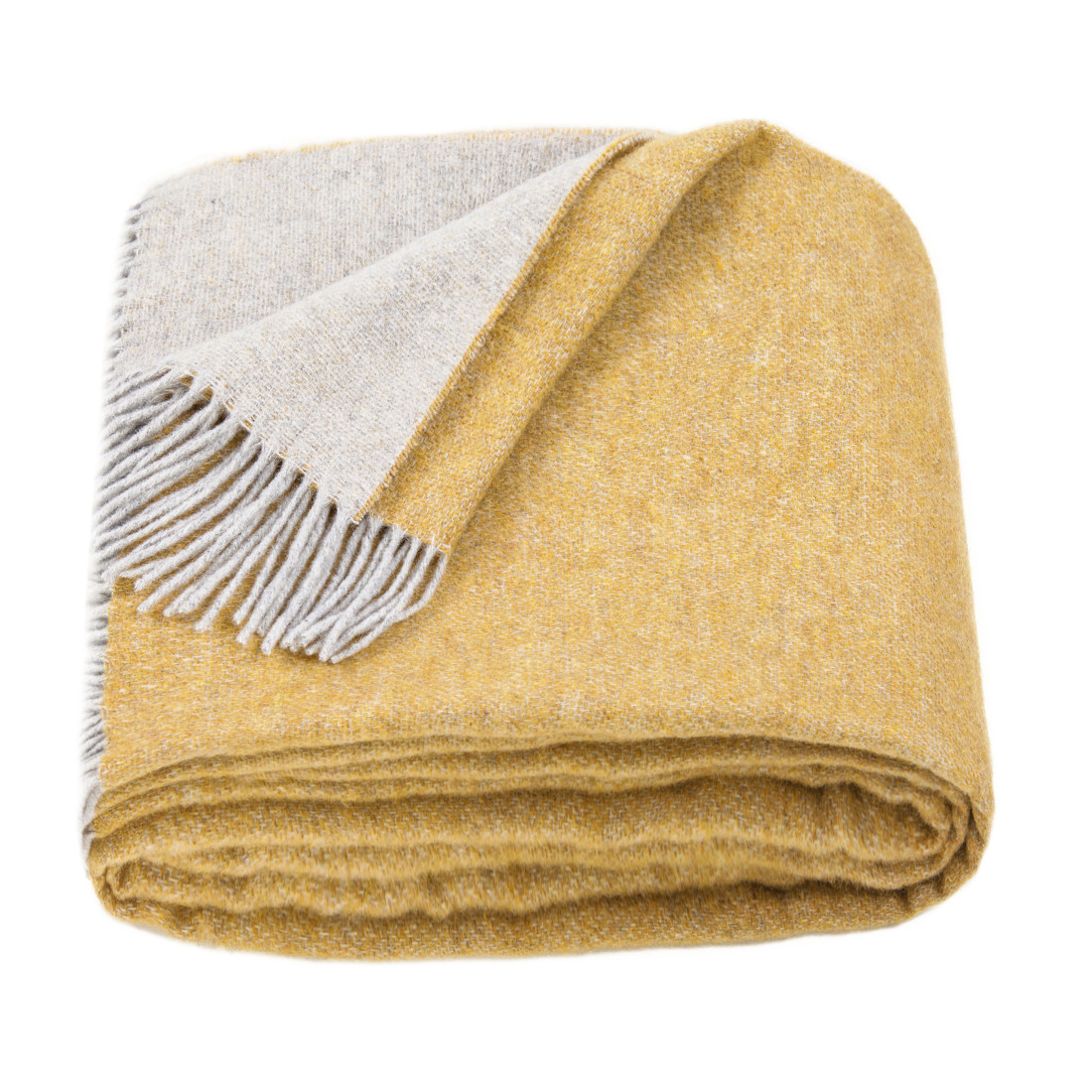 Dubbelzijdige merino plaid