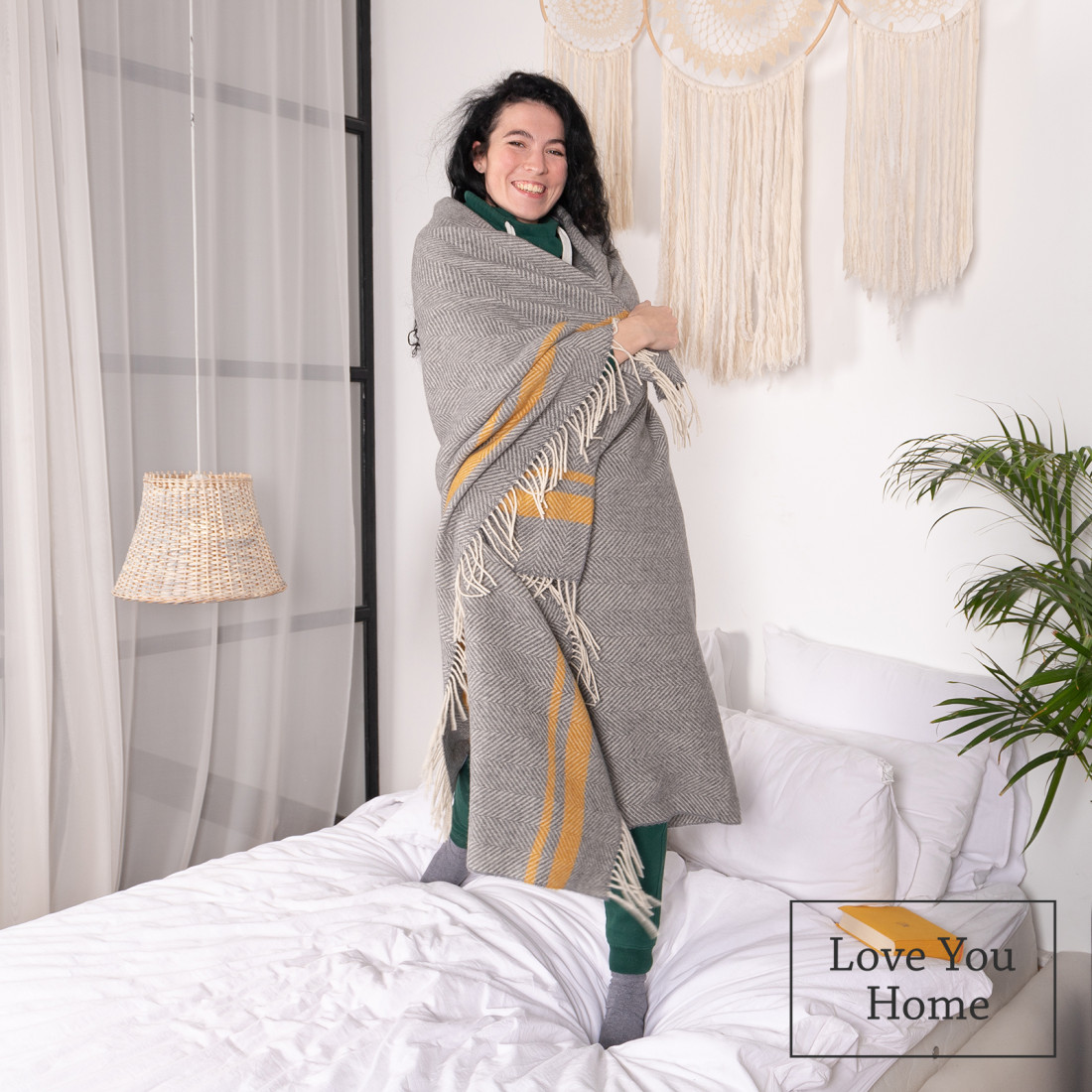 Merino plaid met strepen · 4