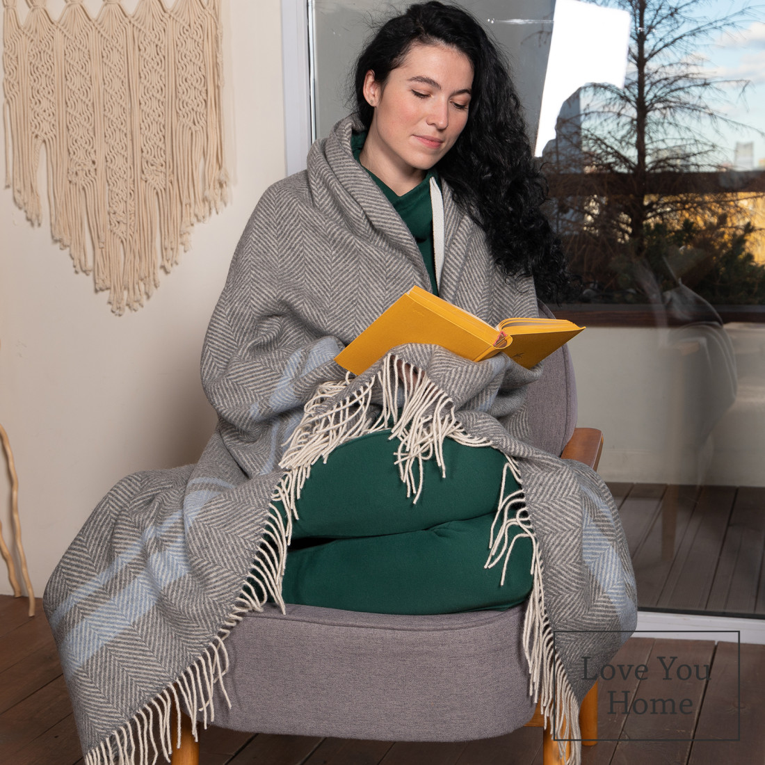 Merino plaid met strepen · 4